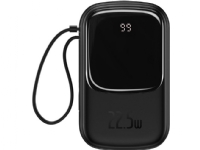 Baseus PPQD-I01, Sort, Mobiltelefon/Smartphone, LCD, Polymer, 20000 mAh, USB
