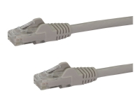 StarTech.com 3m CAT6 Ethernet Cable, 10 Gigabit Snagless RJ45 650MHz 100W PoE Patch Cord, CAT 6 10GbE UTP Network Cable w/Strain Relief, Grey, Fluke