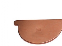 Endebund Venstre 280mm - Halvrund Kobber Nr.11