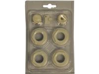 Overgange til Thermrad ALUBASIC radiator for reduktion af 1 anboringer til ½.