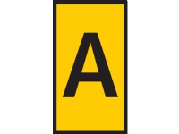 HELLERMANNTYTON Ledningsmærke W2 gul mærke: A fra 1,5-2,5mm² diameter 2,8-3,8mm plade med 200 stk