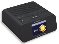 Albrecht DR 450, Ur, Digital, DAB+,FM, Klassisk, Flad, Jazz, Normal, Pop, Rock, Sort, Ekstern