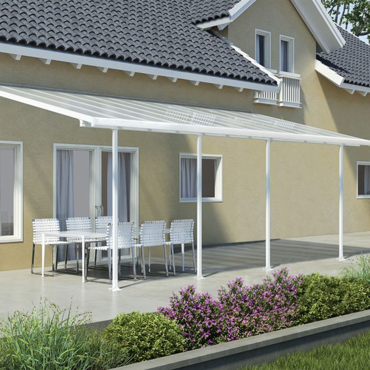Palram - Canopia Feria terrasseoverdækning sampak 30,7 m2, hvid - 540-063