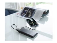 Intenso P10000 - Powerbank - 10000 mAh - 2.1 A - 2 output-stikforbindelser (2 x USB) - sort