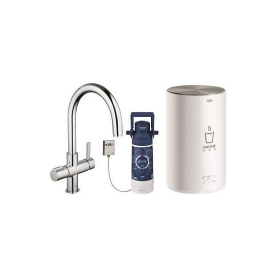Grohe Red Basic Duo Armatur Og Kedel I Str M