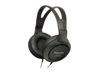 Panasonic RP-HT161E-K - Hovedtelefoner - fuld størrelse - kabling - 3,5 mm jackstik - sort