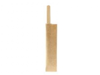 Rørepind 110 mm træ enkeltpakket i brun papir,50 pk x 100 stk/krt