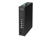 Edimax IGS-1210P - Switch - 8 x 10/100/1000 (PoE+) + 2 x Gigabit SFP - DIN monterbar på skinne, væg-monterbar - PoE+ (240 W)