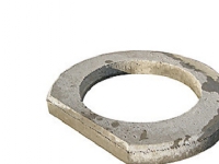 Beton overtopring 50mm - med afskåret kant. ø330mm
