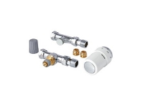 Danfoss 013G6019, Krom, Hvid, Dreje, 8 - 28 °C, 510 g, Kasse, 560 g