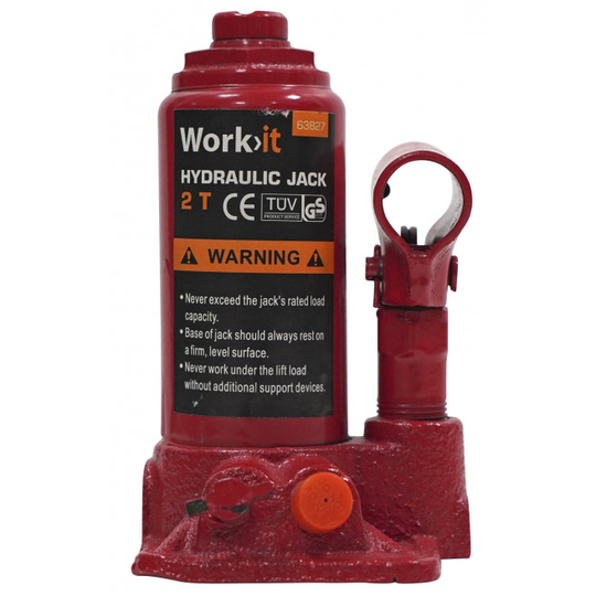 Work-it hydraulisk flaskedonkraft 2 ton