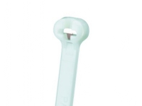 Panduit BT4S-M, Udløselig kabelbinder, Nylon, Hvid, 10,2 cm, 1 hoved(er), CE
