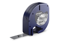 Labeltape DYMO® LetraTAG 12mm x 4m Metallic Silver