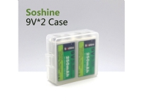 Soshine SBC-018 Batteribox 2x 9 V blok (L x B x H) 54 x 52 x 19 mm
