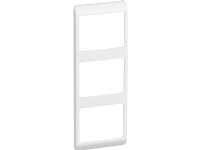 LAURITZ KNUDSEN Opus® 66 ramme 3 modul lodret, hvid.