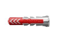 Fischer DUOPOWER 10 x 50, Udvidelsesanker, Beton, Metal, Grå, Rød, 50 mm, 1 cm