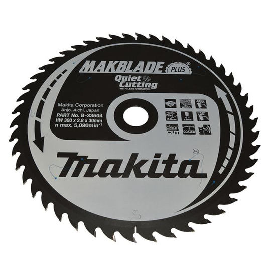 Makita Hm Klinge 300x30x48z Makblade+ - B-33504