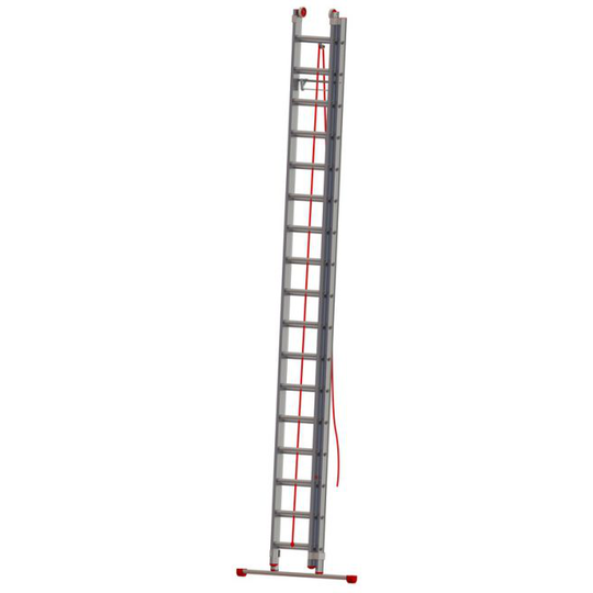 JUMBO Hejsestige SP 2x17 trin 8,8m. M/stigefod - 41JHS217-S