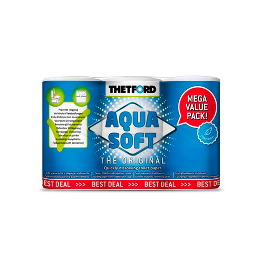 Toiletpapir aqua soft 6pack promo