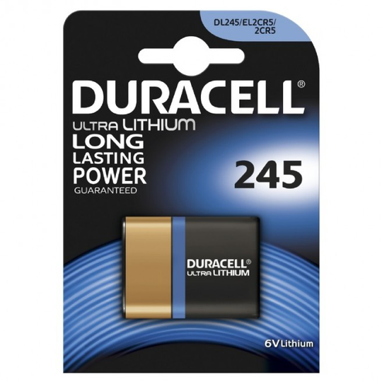 Duracell Ultra Photo 245 - 1pk. - Batteri