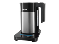 Bosch TWK7203 - Kedel - 1.7 liter - 2.2 kW - rustfrit stål/sort