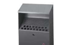 Askebæger Durable A2926349 vægmonteret sølv