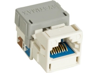 Modular jack Kat6A MGS600 hvid PK100 - (100 stk.)