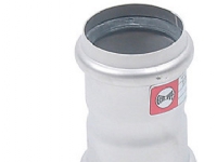 Blücher dobb.stikmf.50mm - m.O-ring AISI 316L.Syrefast stål