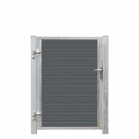 Plus Artura Kompositlåge venstrehængt - B 99x H 135 cm + 16 cm stolper - Komposit