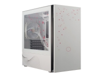 Cooler Master Silencio S400 - Sakura Limited Edition - MT - micro-ATX - sidepanel med vindue (hærdet glas) - ingen strømforsyning (ATX / PS/2) - grå,