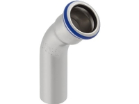 GEBERIT Bøjning 45 grader rustfri 76,1 mm muffe / nippel mapress