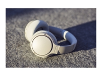 Panasonic RB-M700BE - Hovedtelefoner med mik. - fuld størrelse - Bluetooth - trådløs - aktiv støjfjerning - 3,5 mm jackstik - beige sand