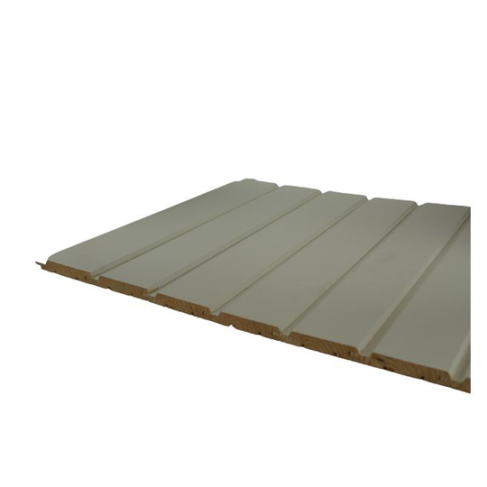 4" Rustik - Hvid RAL 9010 16x85 Færdigmalet Loftbeklædning