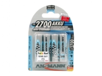 ANSMANN Energy Mignon - Batteri 4 x AA type - NiMH - (genopladelige) - 2700 mAh