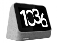 Lenovo Smart Clock 2 - Smart display - LCD 4 - trådløs - Wi-Fi, Bluetooth - 3 Watt - varme grå