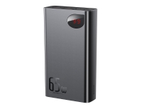 Baseus Adaman Metal, 20000 mAh, Lithium-Ion (Li-Ion), 22,5 W, Sort