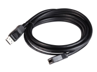 Club 3D - DisplayPort forlængerkabel - DisplayPort (hun) til DisplayPort (han) haspet - DisplayPort 1.4 - 3 m - 8K support