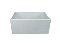 Termokasse 1/1 GN 40 ltr. 60x40x26 cm EPS hvid - ekskl. låg