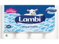 Toiletpapir Lambi 54091, pakke a 12 ruller
