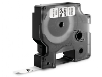 Labeltape DYMO® D1 sort på hvid 9mm x 7m