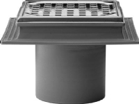 PURUS Flextop 110mm, M/Rist og ramme, GRÅ, VA-Godkendt