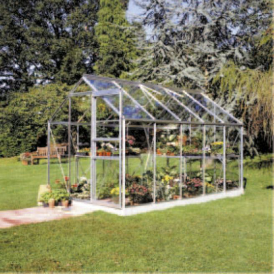 Halls Popular 106 Drivhus 6,2m² med 3 mm glas inkl. fundament - F09797