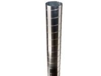 vent. rør Ø160 L=3m - R-160-3 spiralfalset og galvaniseret