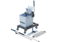 Rengøringsvogn Vileda Ultra Speed Pro Startkit - inkl. 25L spand/presse/fremfører/moppe/skaft
