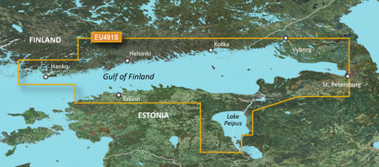 Garmin Bluechart G3 Vision veu491s Hanko-St. Petersborg-Tallinn