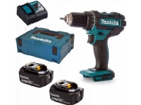 Makita DDF482RTJ 18V LI-ION Kompakt Boremaskine - inkl. 2 x 5Ah batterier, oplader, MAKPAC Box