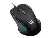 Logitech G300S - Mus - optisk - 9 knapper - kabling - USB