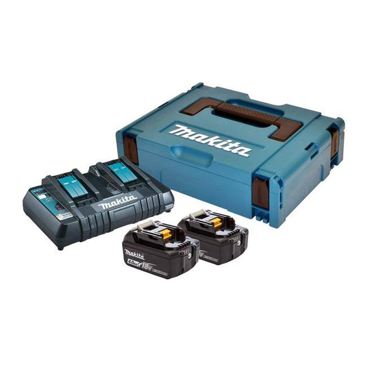 Makita Batteripakke 2 X Bl1840b + Dc18rd - 197504-2
