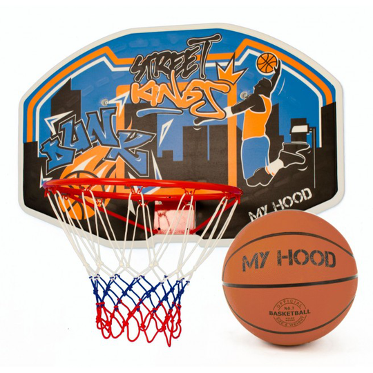 My Hood Basketkurv på plade med bold