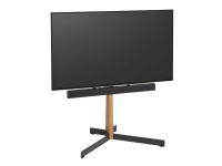 Vogel's Comfort TVS 3695 - Stativ - for LCD TV - træ, stål - sort, eg - skærmstørrelse: 40-77 - gulvstående